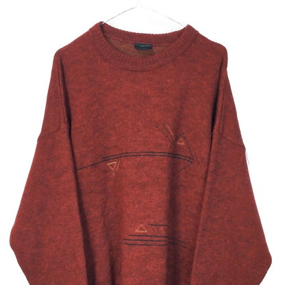 VIN-KNIT-33218 Vintage πλεκτή μπλούζα unisex XL