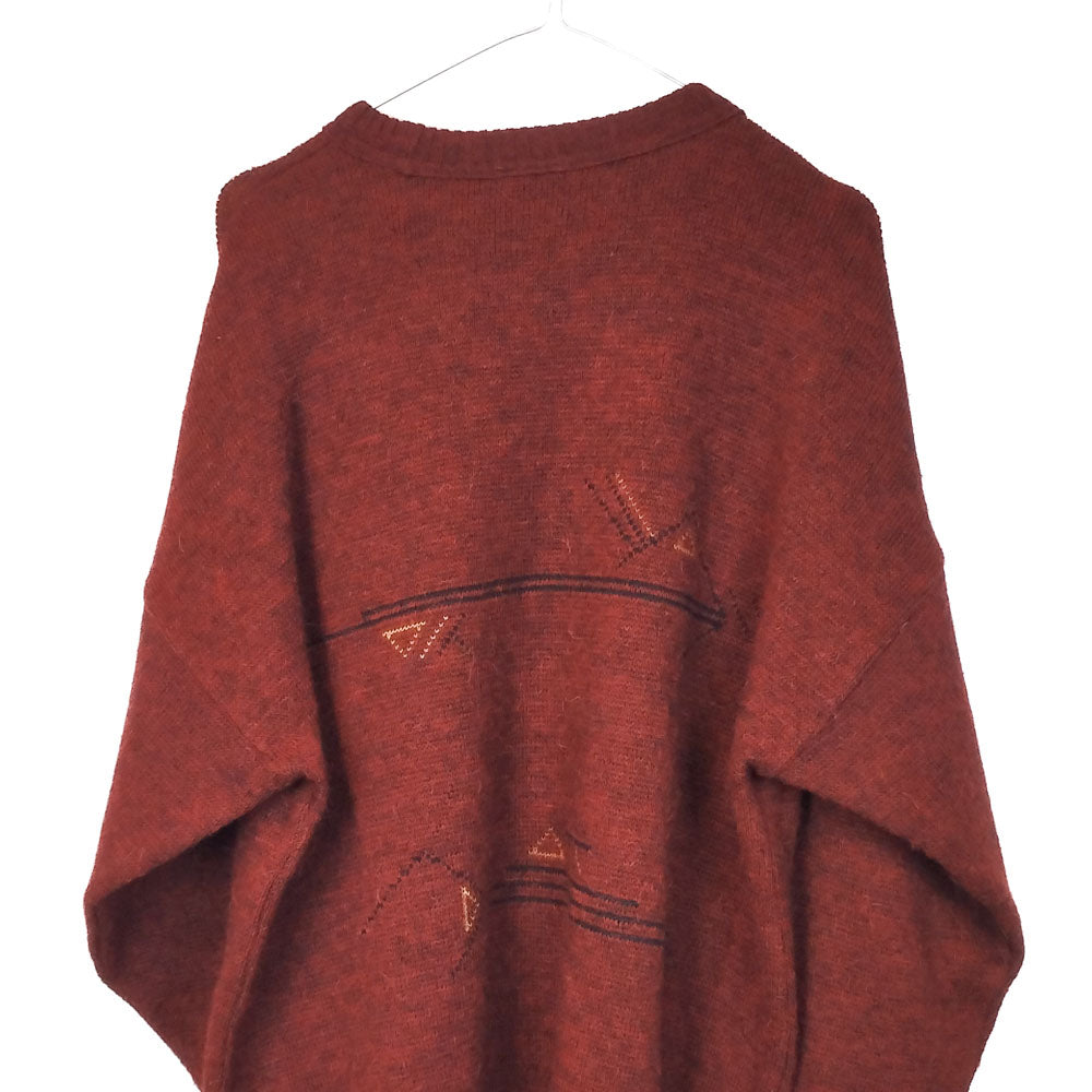 VIN-KNIT-33218 Vintage πλεκτή μπλούζα unisex XL