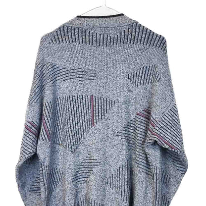 VIN-KNIT-33219 Vintage πλεκτή μπλούζα unisex L