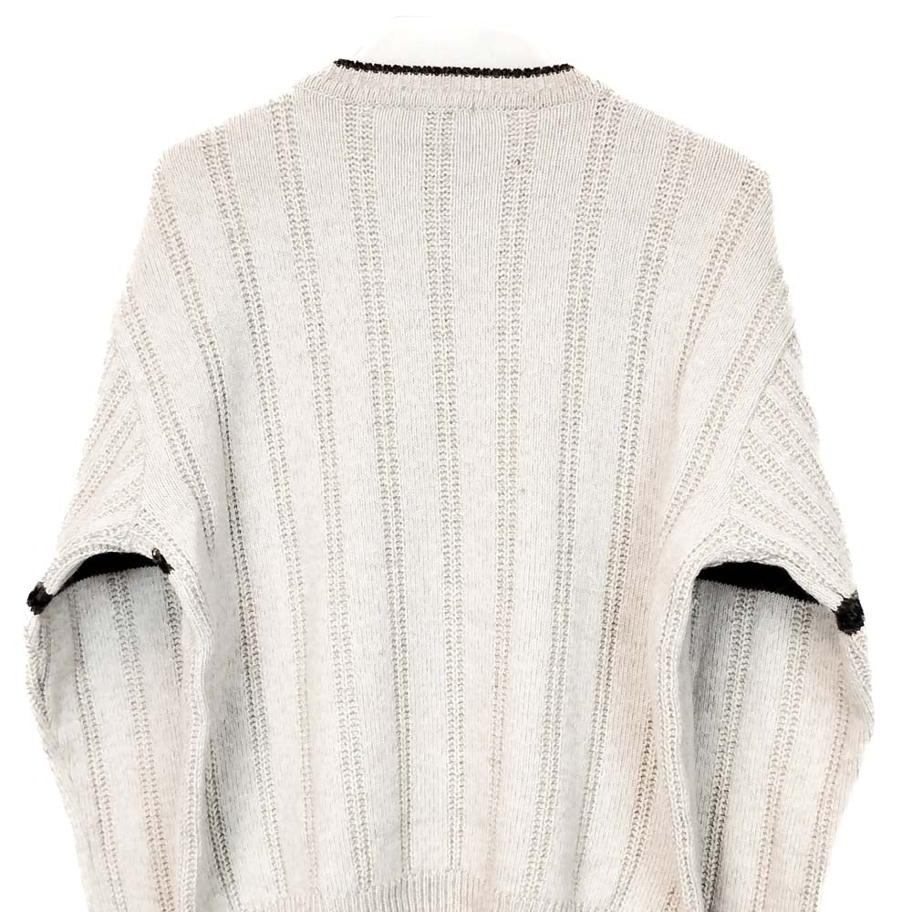 VIN-KNIT-33222 Vintage πλεκτή μπλούζα μάλλινη unisex M-L