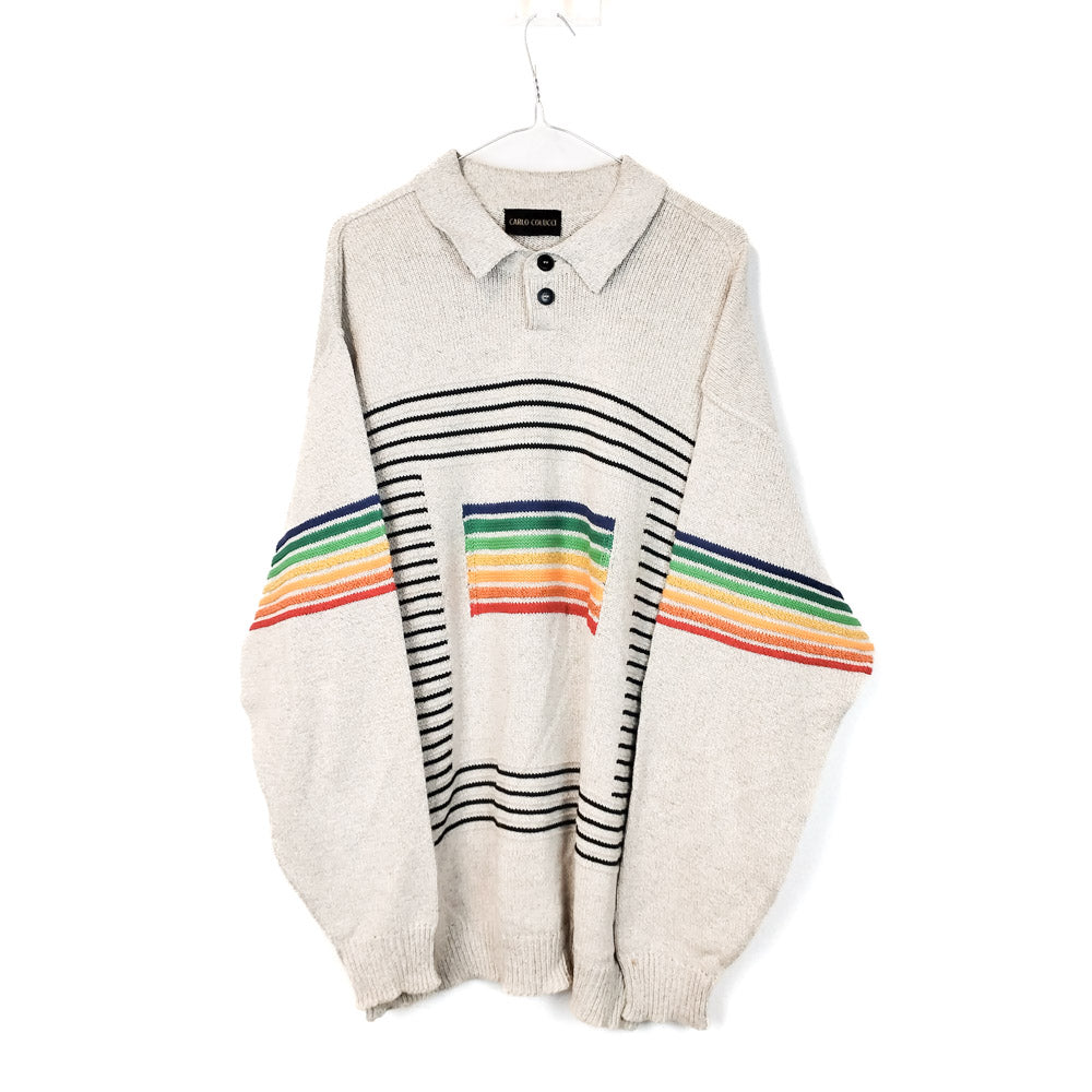 VIN-KNIT-33223 Vintage πλεκτή μπλούζα unisex 2XL