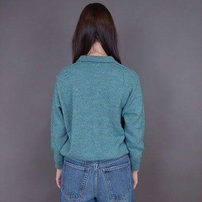 VIN-KNIT-33255 Vintage πλεκτή μπλούζα S