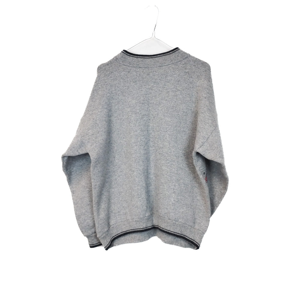 VIN-KNIT-33201 Vintage πλεκτή μάλλινη μπλούζα unisex S-M