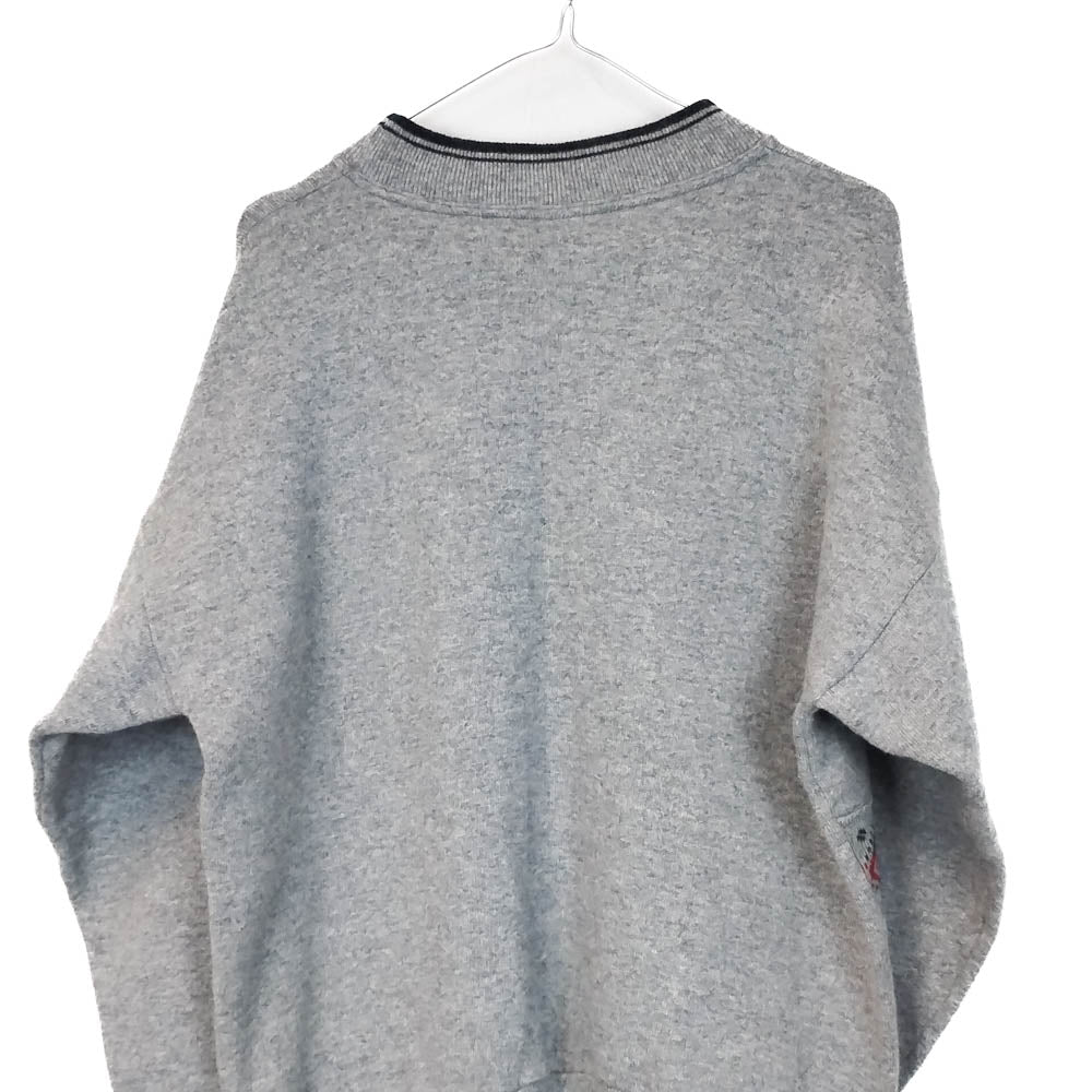 VIN-KNIT-33201 Vintage πλεκτή μάλλινη μπλούζα unisex S-M