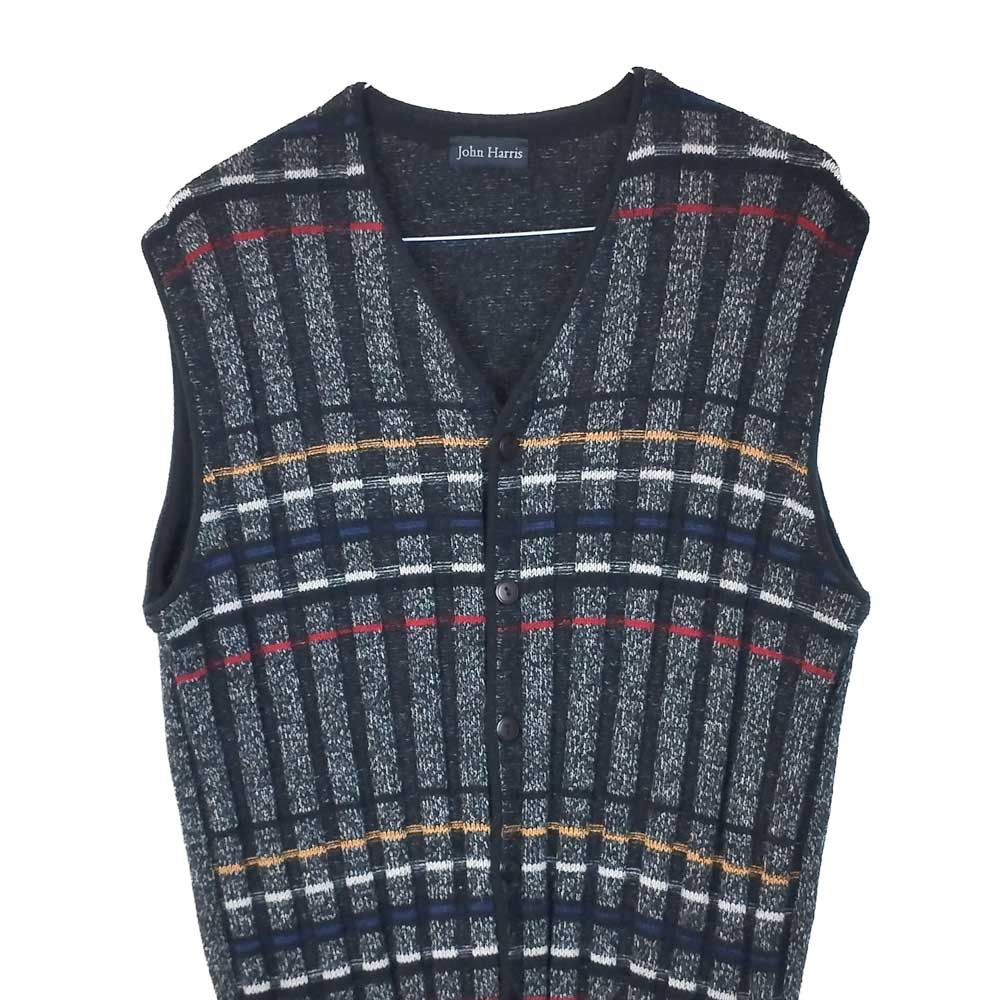 VIN-KNIT-33094 Vintage πλεκτό γιλέκο unisex L