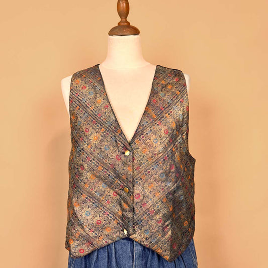 VIN-OUTW-35732 Vintage γιλέκο boho style L