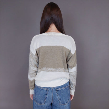 VIN-KNIT-33236 Vintage πλεκτή μπλούζα Μ