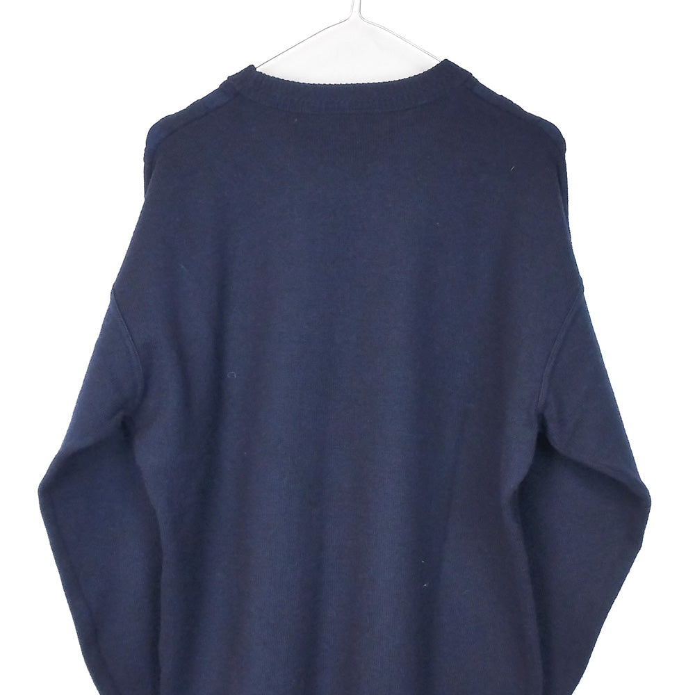 VIN-KNIT-33202 Vintage πλεκτή μάλλινη μπλούζα unisex M