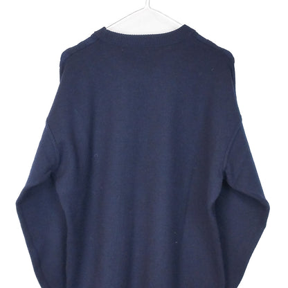 VIN-KNIT-33202 Vintage πλεκτή μάλλινη μπλούζα unisex M