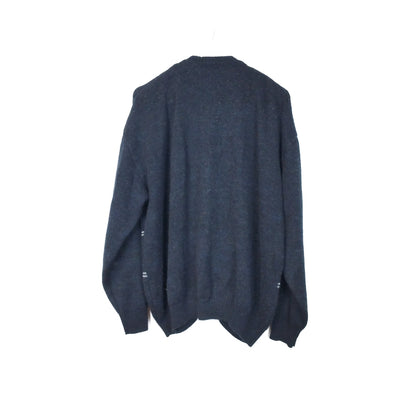 VIN-KNIT-33203 Vintage πλεκτή ζακέτα unisex L