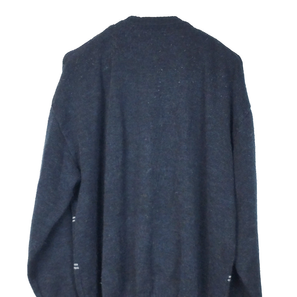 VIN-KNIT-33203 Vintage πλεκτή ζακέτα unisex L