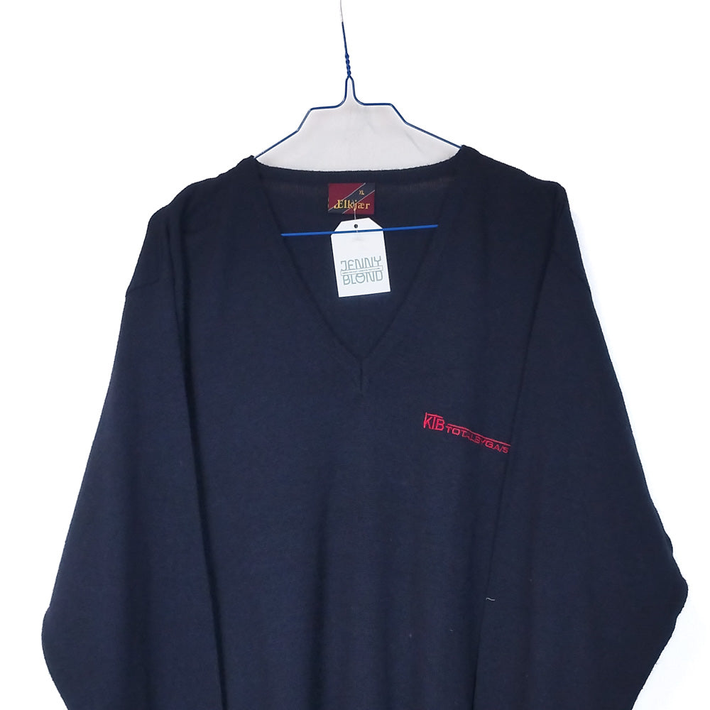 VIN-KNIT-33125 Vintage πλεκτή μπλούζα unisex XL