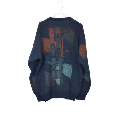 VIN-KNIT-33116 Vintage πλεκτή μπλούζα unisex XL