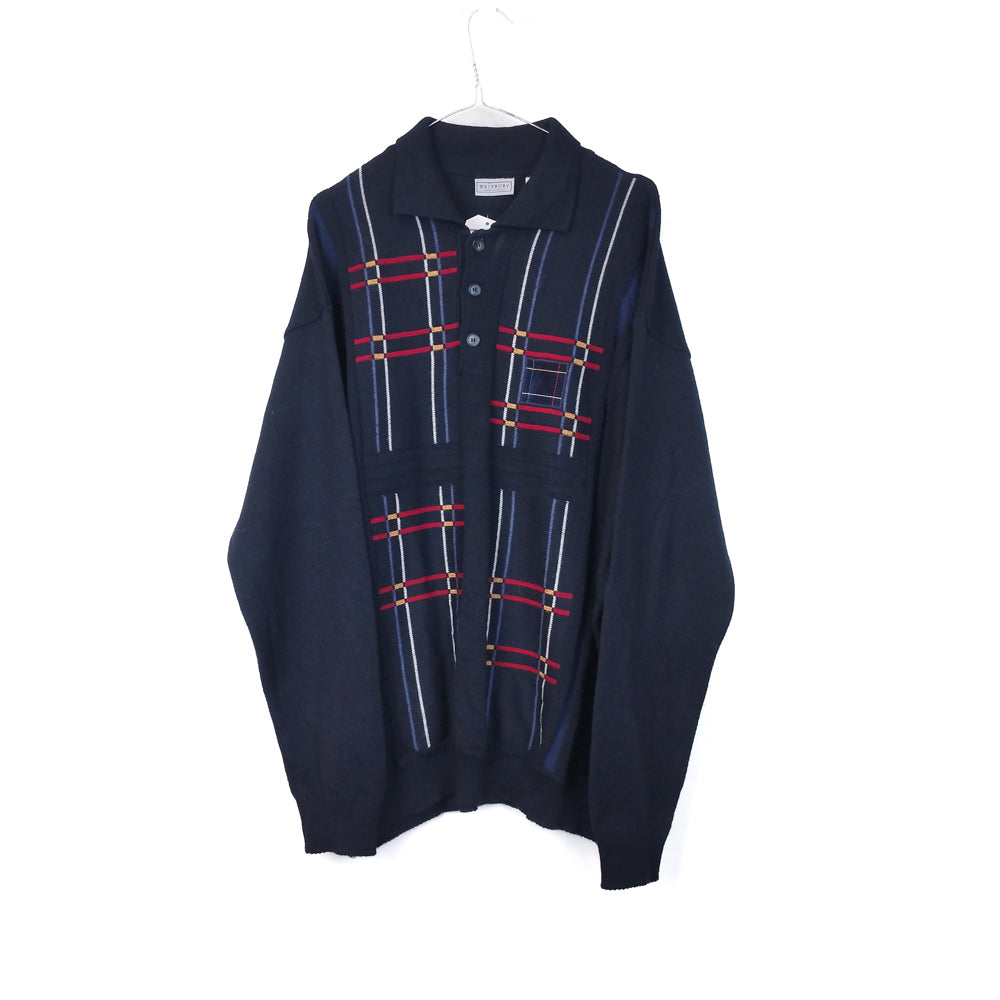 VIN-KNIT-33126 Vintage πλεκτή μπλούζα unisex 2XL