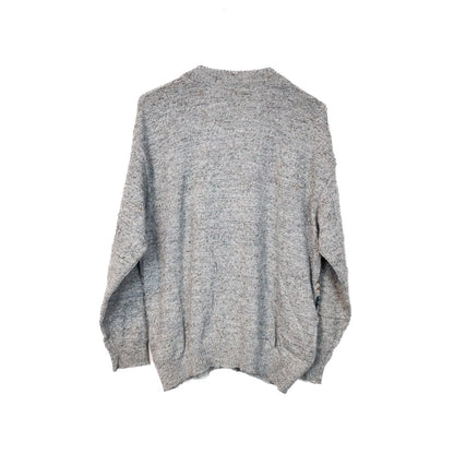 VIN-KNIT-33206 Vintage πλεκτή μάλλινη ζακέτα unisex L-XL