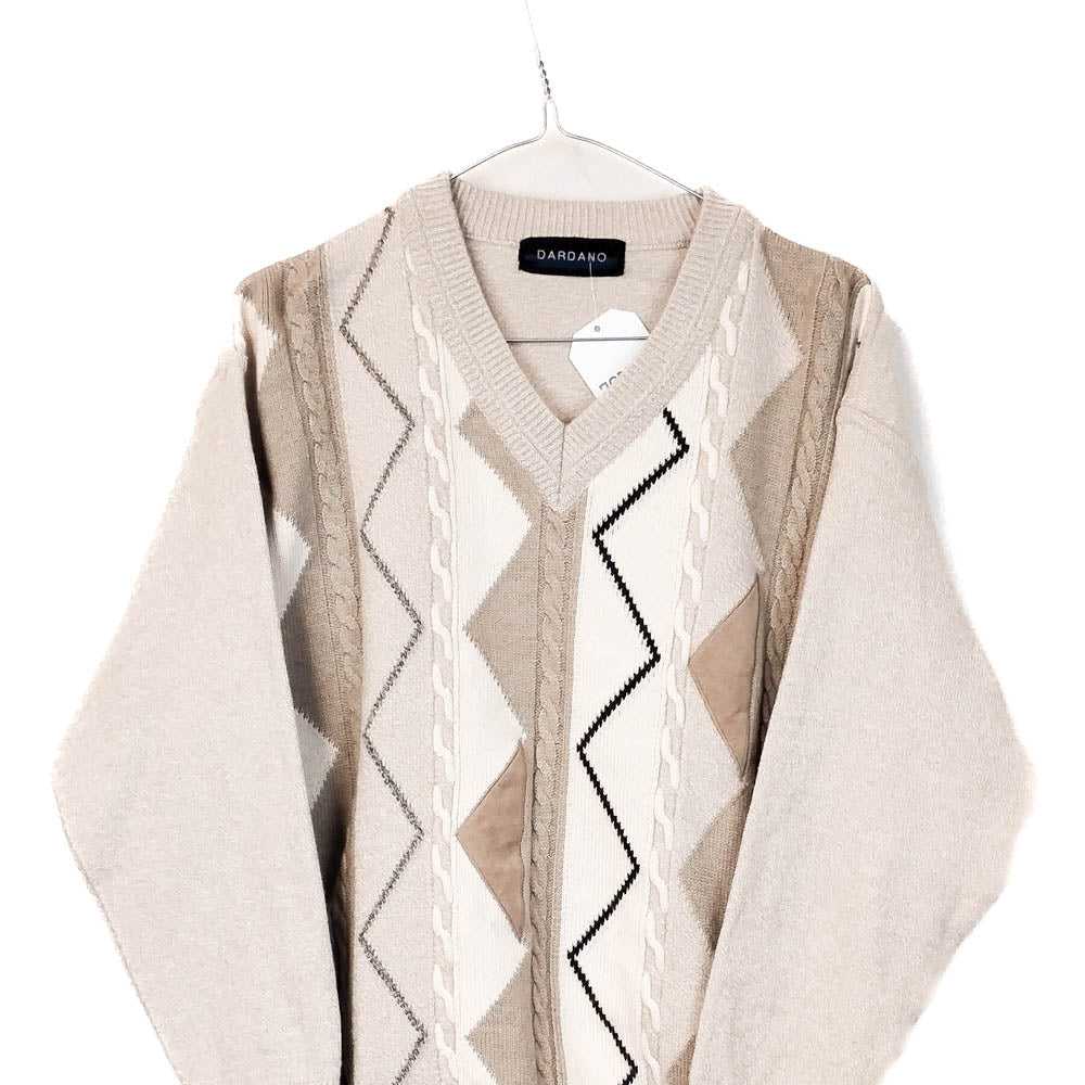 VIN-KNIT-33130 Vintage πλεκτή μπλούζα unisex S