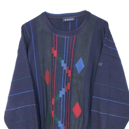 VIN-KNIT-33209 Vintage πλεκτή μπλούζα unisex L