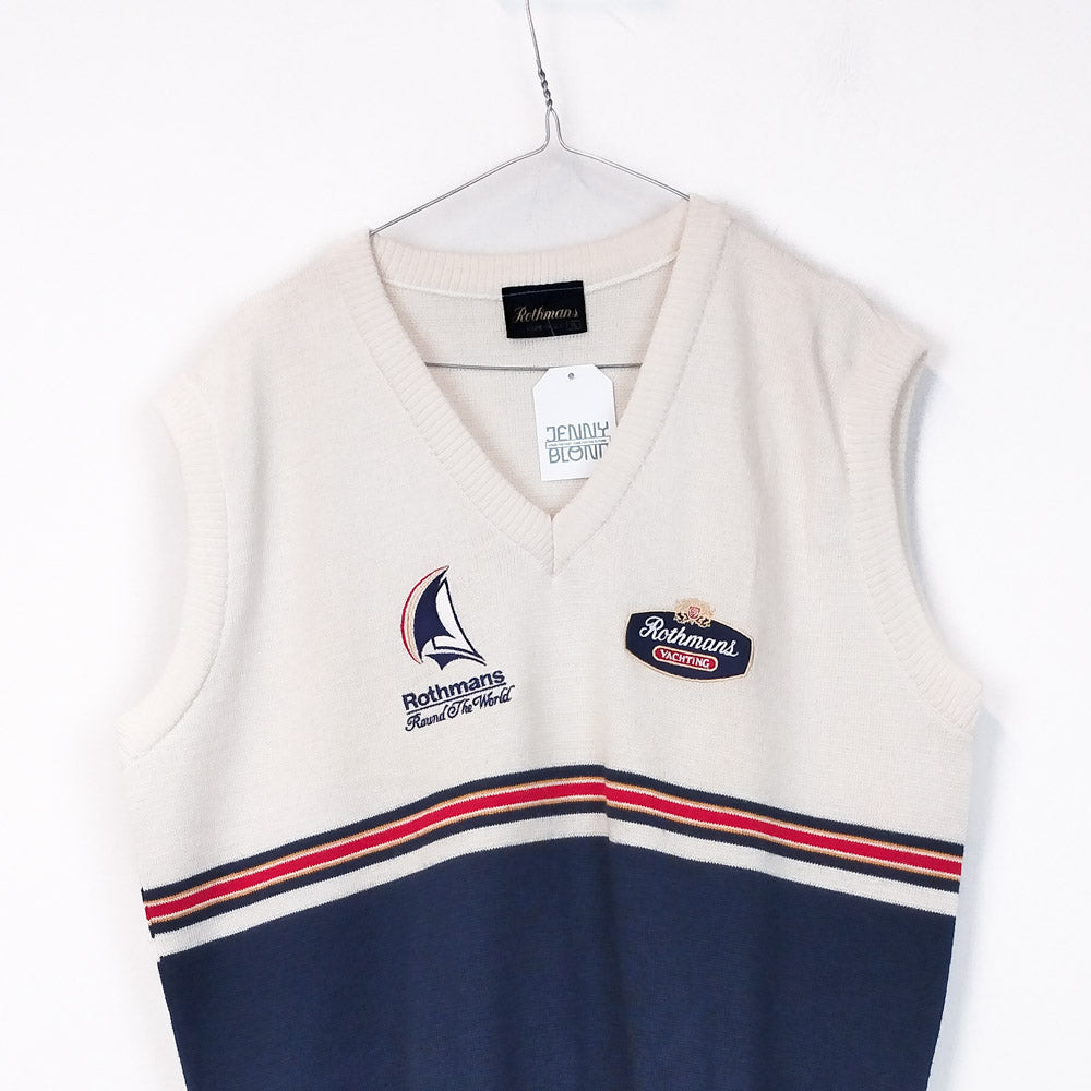 VIN-KNIT-33132 Vintage πλεκτή καζάκα unisex XL