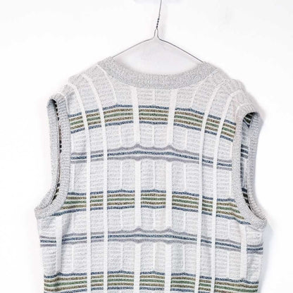 VIN-KNIT-33133 Vintage πλεκτό γιλέκο unisex XL