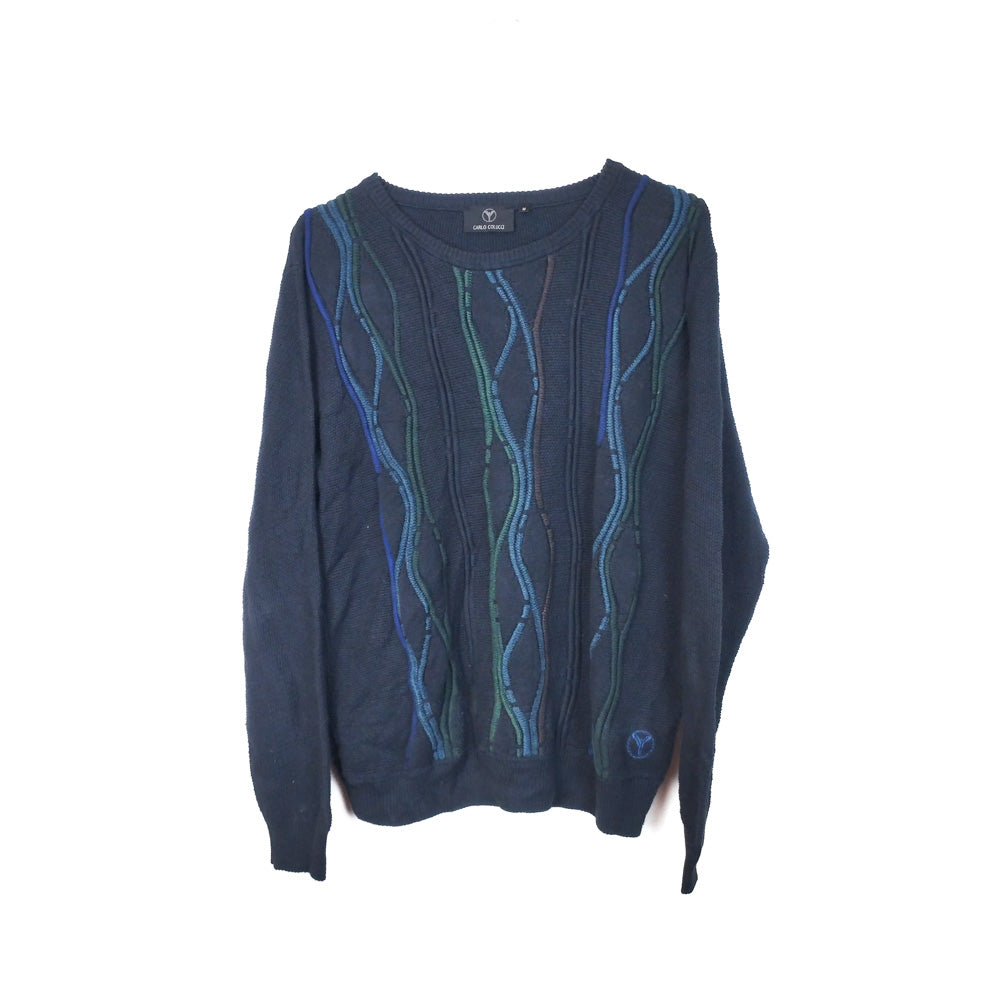 VIN-KNIT-33214 Vintage πλεκτή μπλούζα unisex M