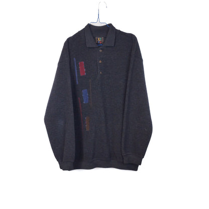 VIN-KNIT-33138 Vintage πλεκτή μπλούζα unisex XL