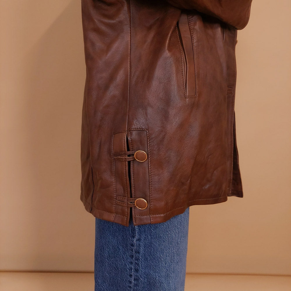 VIN-OUTW-34138 Vintage δερμάτινο jacket κλασικό M