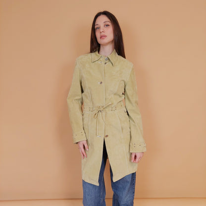 VIN-OUTW-34133 Vintage δερμάτινο suede jacket S