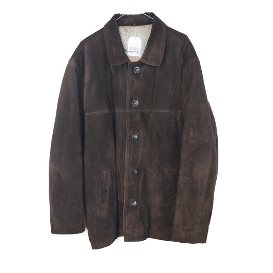 VIN-OUTW-34315 Vintage δερμάτινο suede jacket XL