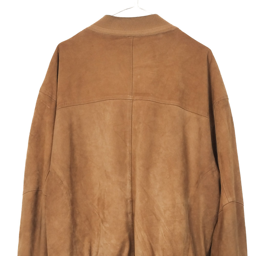 VIN-OUTW-32892 Vintage καμηλό σουέντ μπόμπερ jacket L