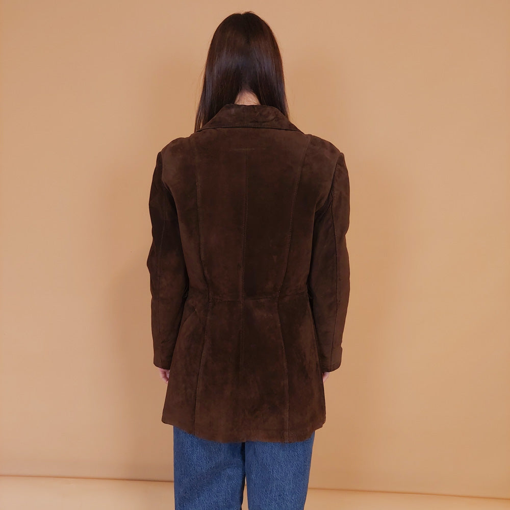 VIN-OUTW-34150 Vintage δερμάτινο suede 70's style jacket M-L