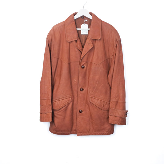VIN-OUTW-32475 Vintage δερμάτινο suede jacket XL