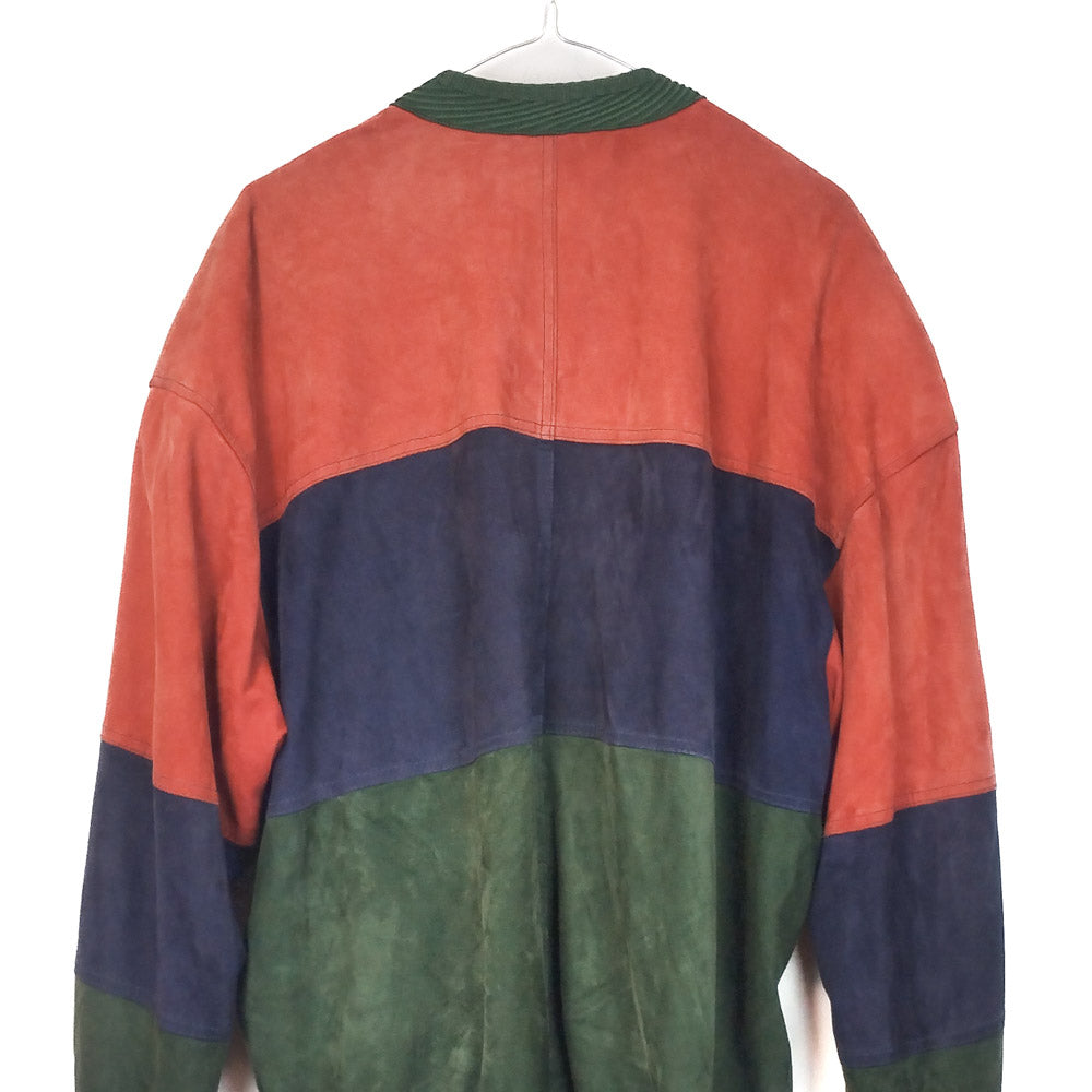 VIN-OUTW-32891 Vintage σουέντ μπόμπερ jacket L