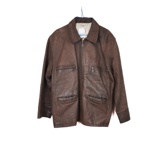 VIN-OUTW-33968 Vintage δερμάτινο 90's style jacket XL