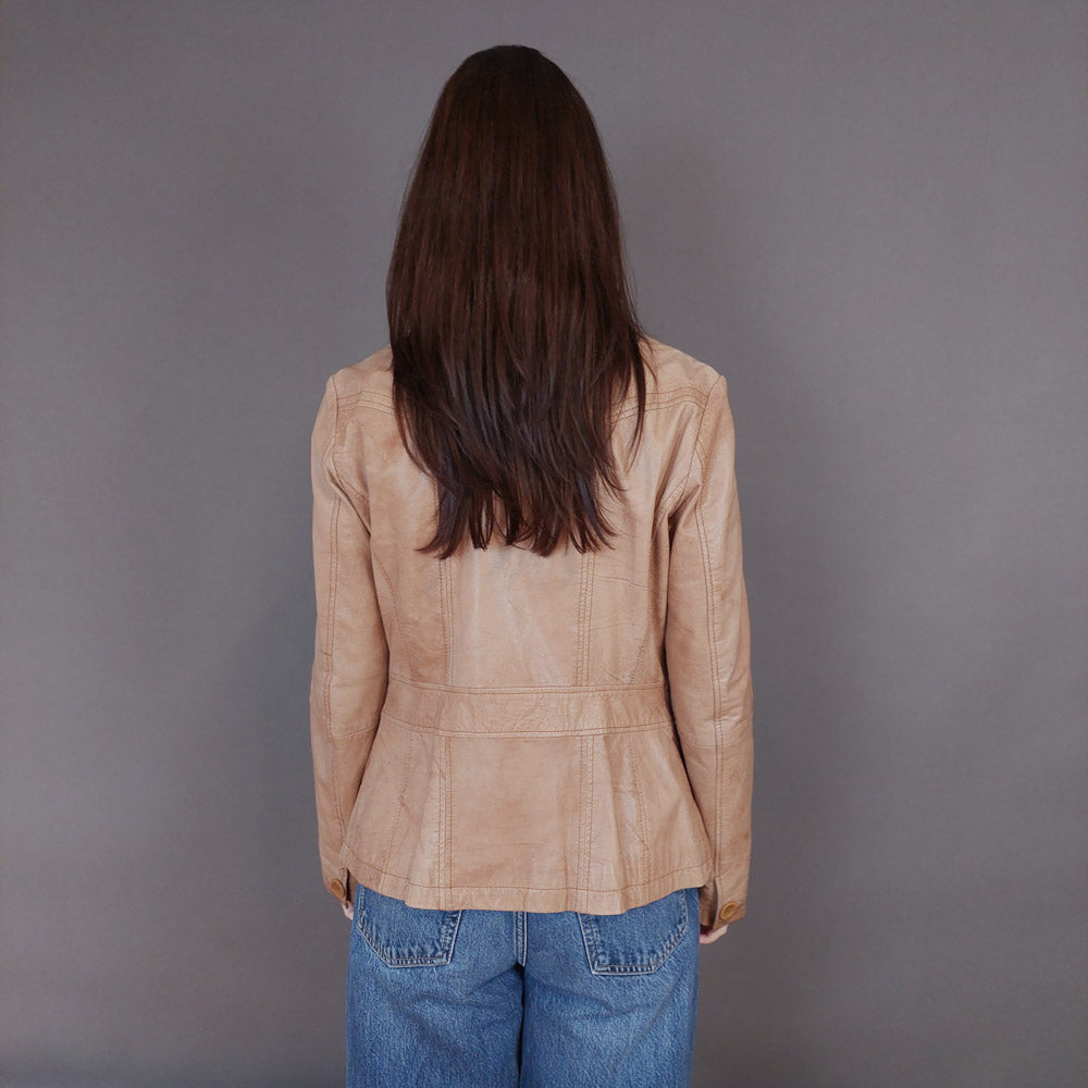 VIN-OUTW-33340 Vintage δερμάτινο jacket S