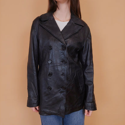 VIN-OUTW-34161 Vintage δερμάτινο jacket 70's style L