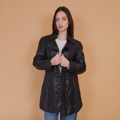 VIN-OUTW-34162 Vintage δερμάτινο jacket 70's style M