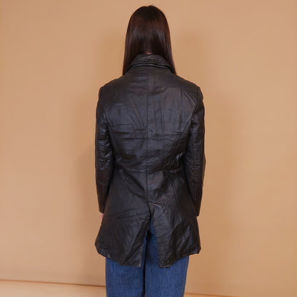 VIN-OUTW-34162 Vintage δερμάτινο jacket 70's style M