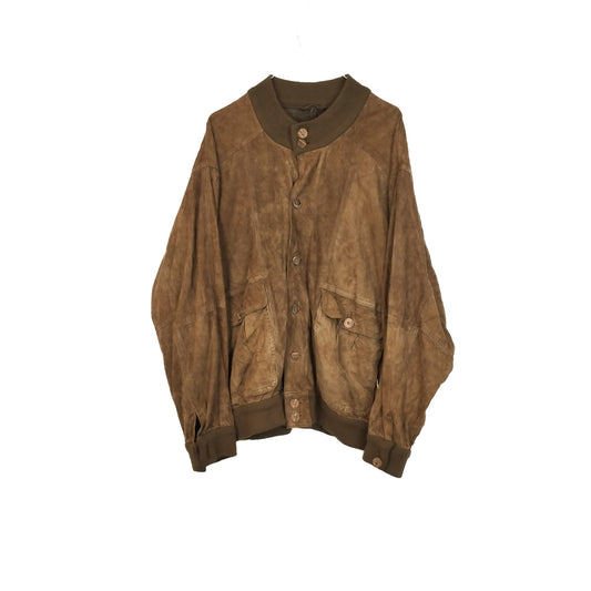 VIN-OUTW-33967 Vintage δερμάτινο σουέντ 90's style jacket XL