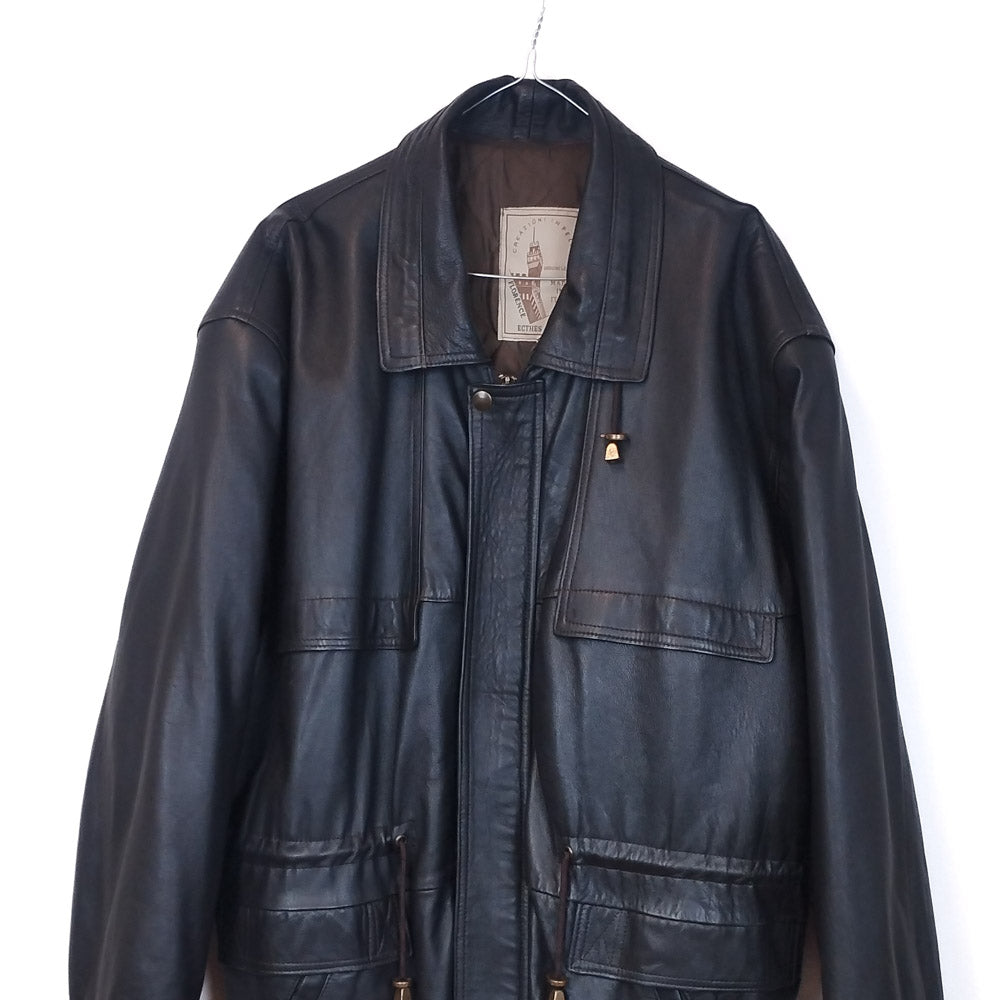 VIN-OUTW-32470 Vintage δερμάτινο jacket 2XL