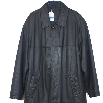 VIN-OUTW-32889 Vintage μαύρο δερμάτινο Canda jacket L