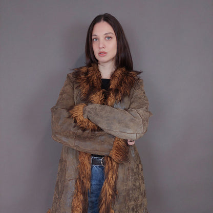 VIN-OUTW-33345 Vintage δερμάτινο jacket Penny Lane style M