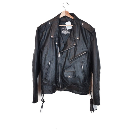 VIN-OUTW-33961 Vintage δερμάτινο perfecto jacket 2XL