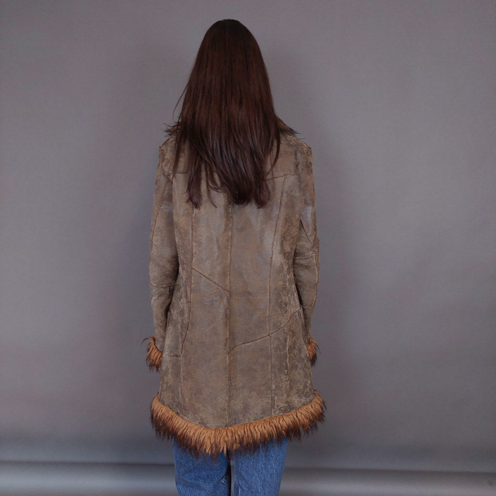 VIN-OUTW-33345 Vintage δερμάτινο jacket Penny Lane style M