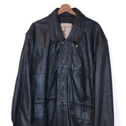VIN-OUTW-32478 Vintage δερμάτινο jacket XL