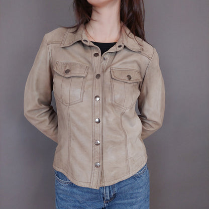 VIN-OUTW-33346 Vintage δερμάτινο jacket S