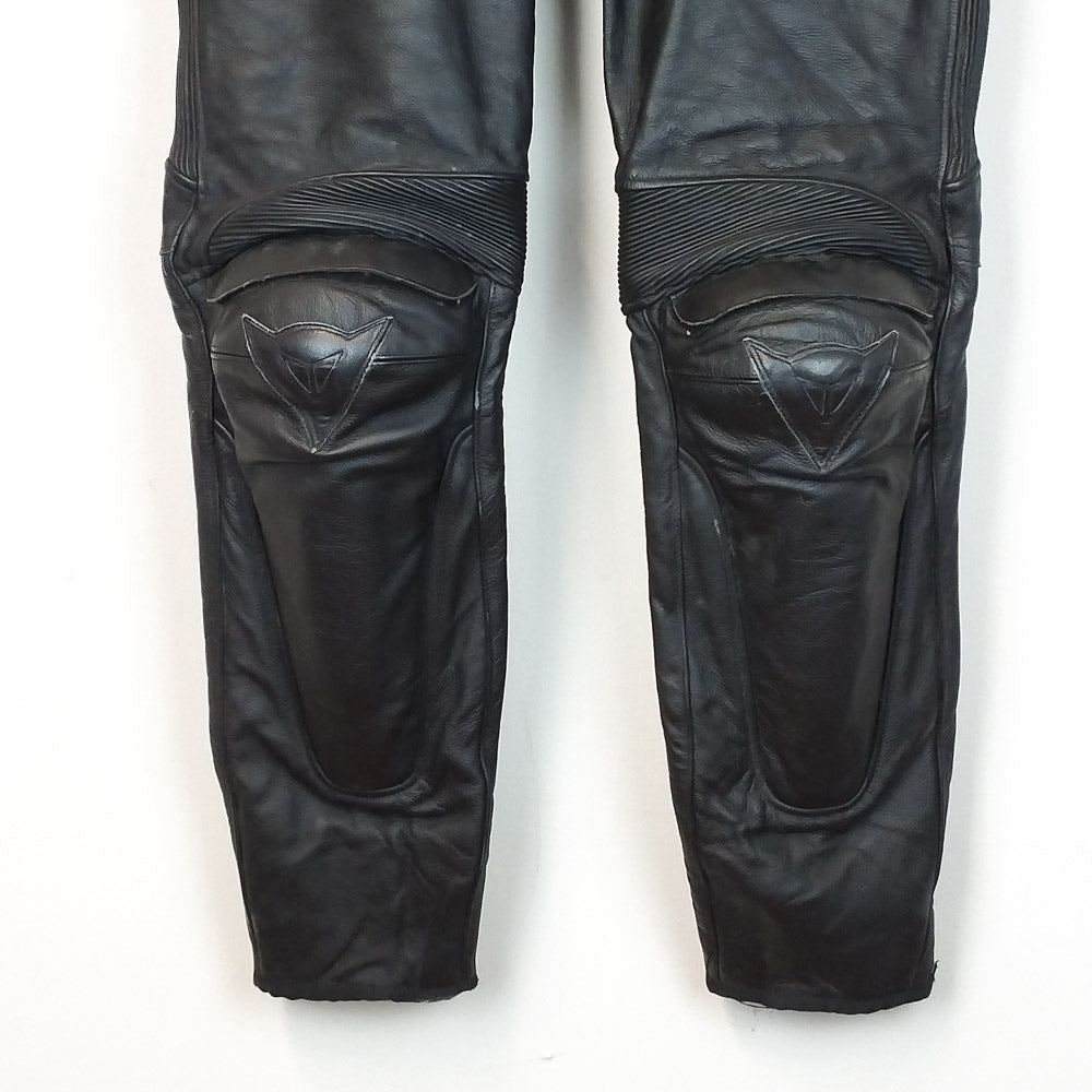 VIN-TR-30096 Vintage παντελόνι μηχανής δερμάτινο motorcycle Dainese M-L