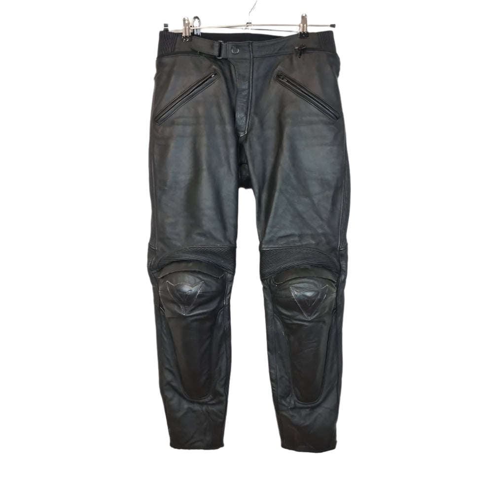 VIN-TR-30096 Vintage παντελόνι μηχανής δερμάτινο motorcycle Dainese M-L