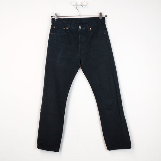 VIN-TR-27062 Vintage unisex jeans Levi's μαύρο 501 W30 L30