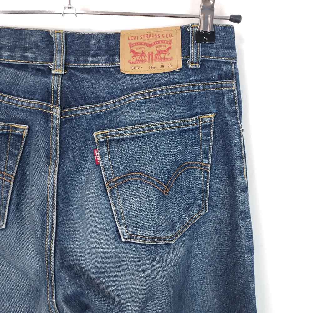 VIN-TR-27060 Vintage unisex jeans Levi's μπλε 505 W29 L29