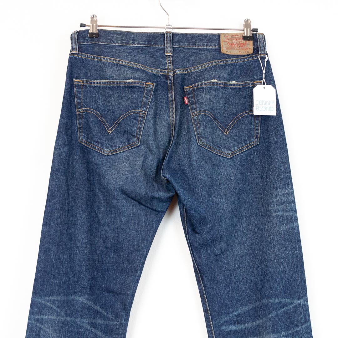 VIN-TR-23476 Vintage unisex jeans Levi's 501 W34 L32